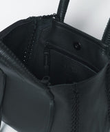Mini Tote Callista Crafts Tote Mini Grained Leather Black O/S / Black Apoella