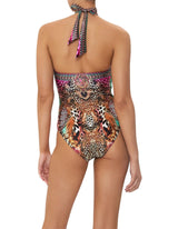 One-Piece Camilla Surealist Suspension Bandeau One-Piece Leopard Multi S / Leopard Multi Apoella