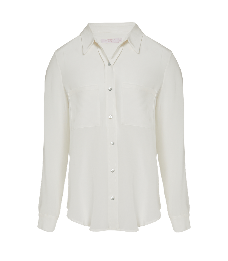 Shirt Apoella Iris Silk Shirt S / Ivory Apoella