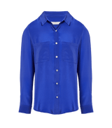 Shirt Apoella Iris Silk Shirt S / Royal Blue Apoella