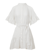 Shirtdress Apoella Chara Ruffle Shirtdress O/S / White Apoella