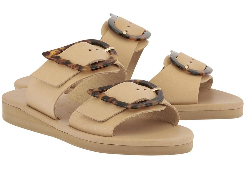 Shoes Ancient Greek Sandals Iaso Buckle Slide Sandals Apoella