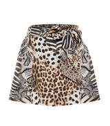 Shorts Camilla For The Love Of Leo Belted Tuck Front Shorts Leopard M / Leopard Apoella