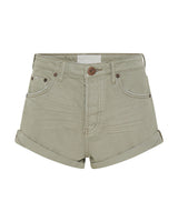 Shorts One Teaspoon Bandits Mid Waist Denim Short Faded Khaki 24 / Khaki Apoella