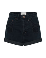 Shorts One Teaspoon Le Loop Bandits High Waist Denim Short Fox Black 24 / Denim Apoella