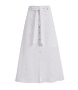 Skirt Apoella Aria Midi Broderie Skirt S / White Apoella