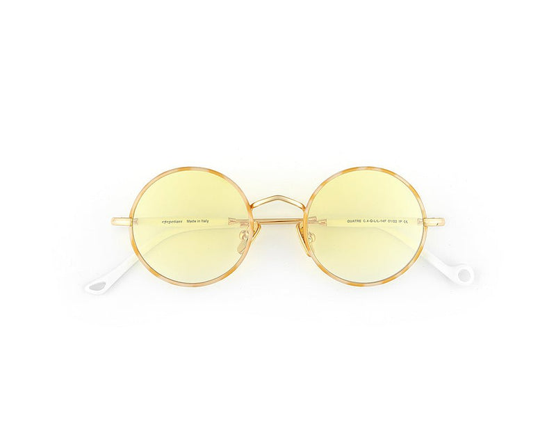 Sunglasses Eyepetizer Quatre White Gold Apoella