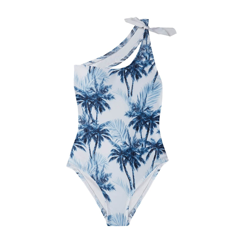 Swimwear Marie Raxevsky ONE SHOULDER ONE-PIECE PALMS 8y / Palms Apoella