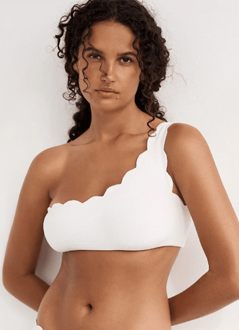 Swimwear Marysia Santa Barbara One Shoulder Bikini Coconut Apoella