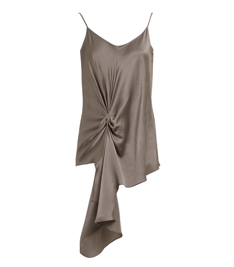 Top Apoella Igifenia Silk Strap Drapped Top S/M / Grey Apoella