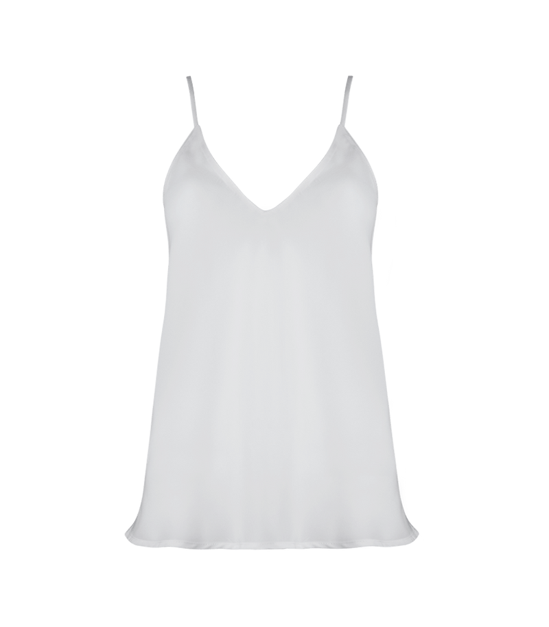 Top Apoella Zoe Silk Tank Top S / Off White Apoella