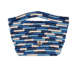 Tote Apoella Karpathos Handmade Knitted Raffia Mini Tote Multi/Blue Multi Blue / O/S Apoella